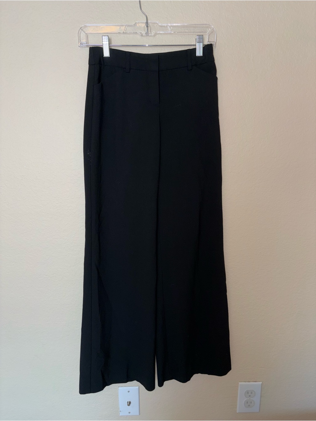 Express Black Boot-Cut Dress Pants For Women